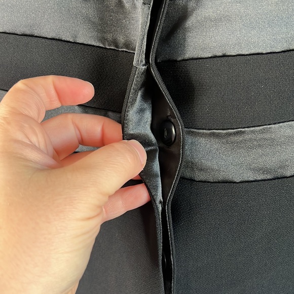 EUC Vintage Cynthia Howie Mini Skirt Blazer Set Black sz 8 - Picture 8 of 10